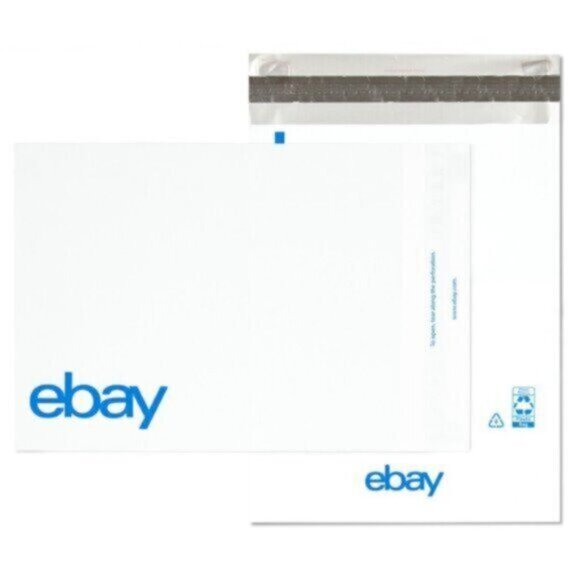100pc EBAY Branded Polymailers 9" x 11.5" Unpadded Shipping Envelopes Self Seal - Picture 4 of 4